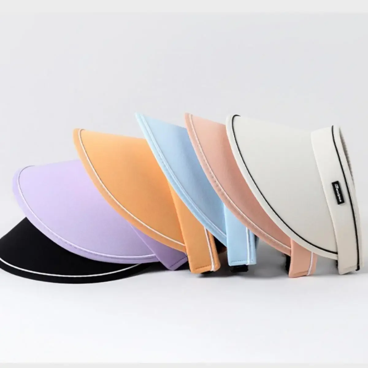 Foldable Empty Top Sun Hat Women 2026 Fashion Summer Adjustable Wide Brim Visor Cap Beach Travel UV Protection Soft Sun Hat