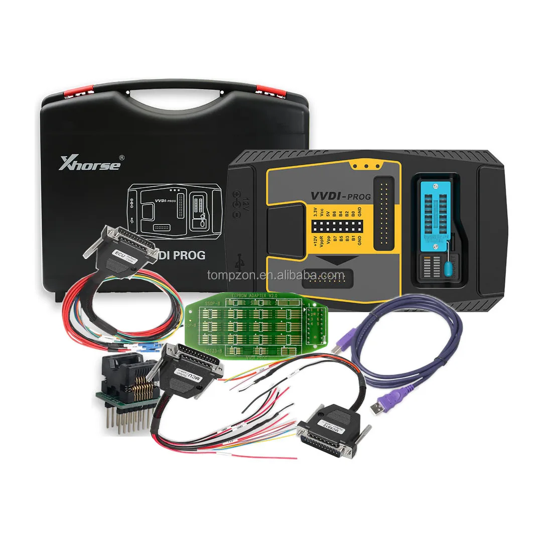 Original Xhorse VVDI PROG Programmer V5.3.7 Full Set Read/Write ECU MCU IMMO EEPROM