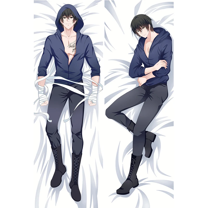 Anime Boy Zhang Qiling Dakimakura Pillow Cover Yuusuke Makishima Characters Long Life Size Body Pillowcase