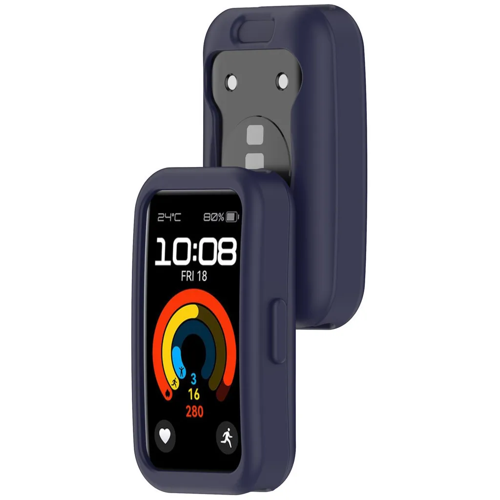 غطاء حماية ناعم من مادة TPU لهاتف هواوي باند 8 9 10 كاندي كولور سليم واقي شاشة للساعة الذكية