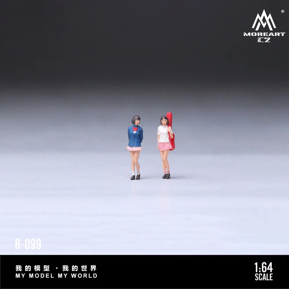 

MoreArt1:64 Travel Photography Figurine Set Resin Simulation Model Display Scene Figure