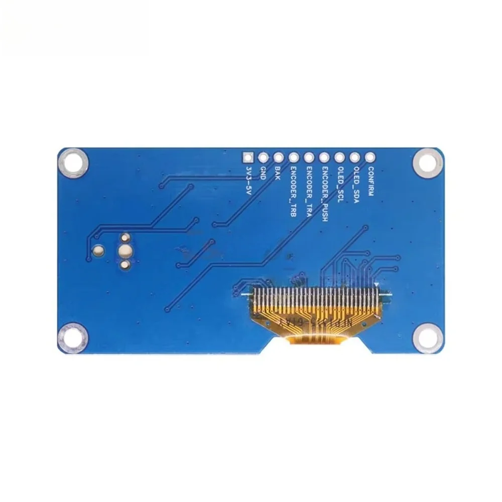 Estardyn 1.3 Inch OLED Display with EC11 Rotary Encoder Module, IIC White Screen for Arduino Menu Control DIY
