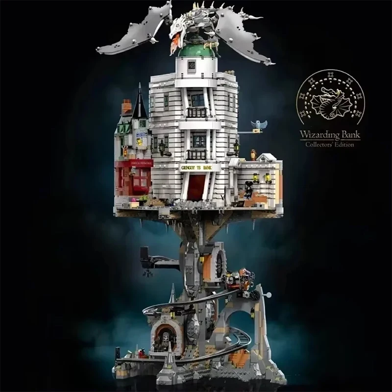 

4803PCS Gringotts Wizarding Bank Building Blocks With 13 Figures Assemble Bricks Toy Gift For Children Adult