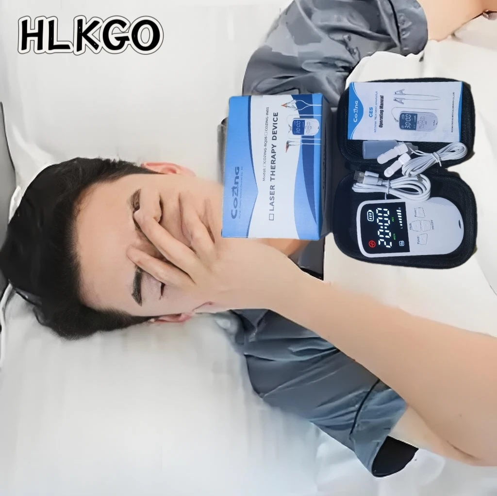 

CES Therapy Device with Patented Waveform - Professional Home Treatment for Insomnia, Anxiety, Chronic Pain & Depression