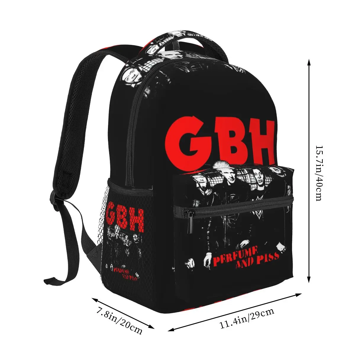 Charged Gbh Band Midnight Madness Backpacks Boys Girls Bookbag Children School Bags Cartoon Laptop Rucksack Shoulder Bag