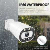 H.265 4K Ai POE Camera 5MP 8MP Two-way Communication Human Detect Outdoor Camera For CCTV System Surveillance System 3