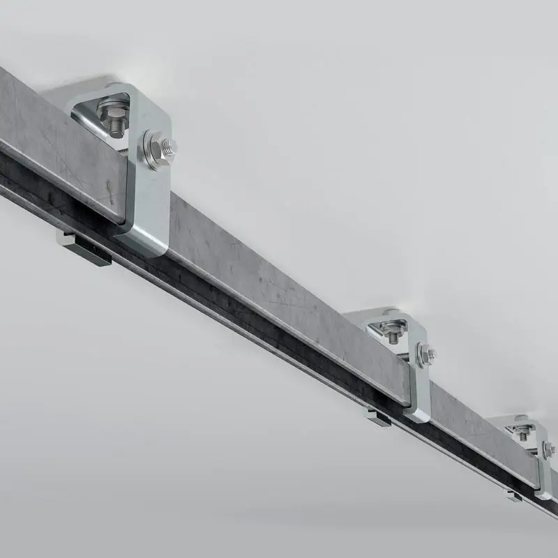 4 Pack strong Channel parenthesis For 1 5/8 Inch Track 1300 Pound Capacity Galvanized Easy Mount