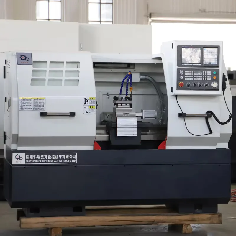 Tour Fanuc System Metal Processing Length 750Mm Ck6136 CNC Lathe