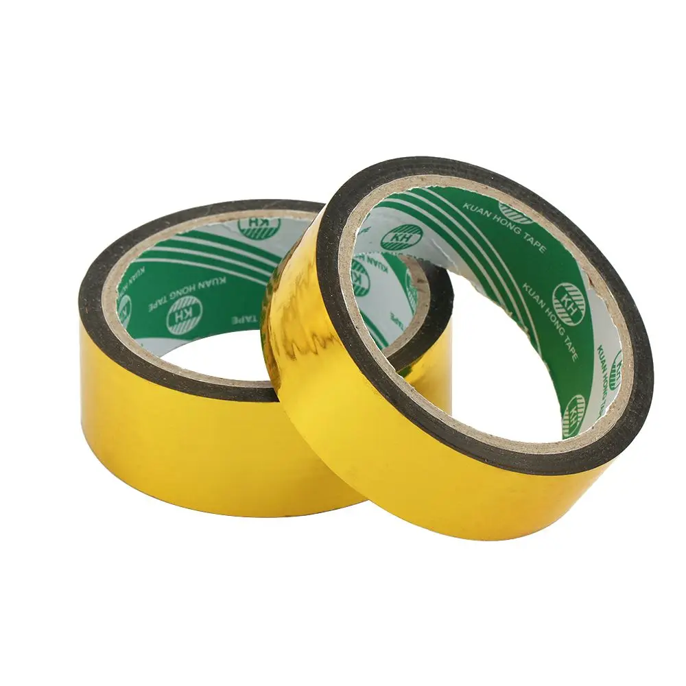 25m,50m For Decoration DIY Tape Golden Tape Laser Reflective