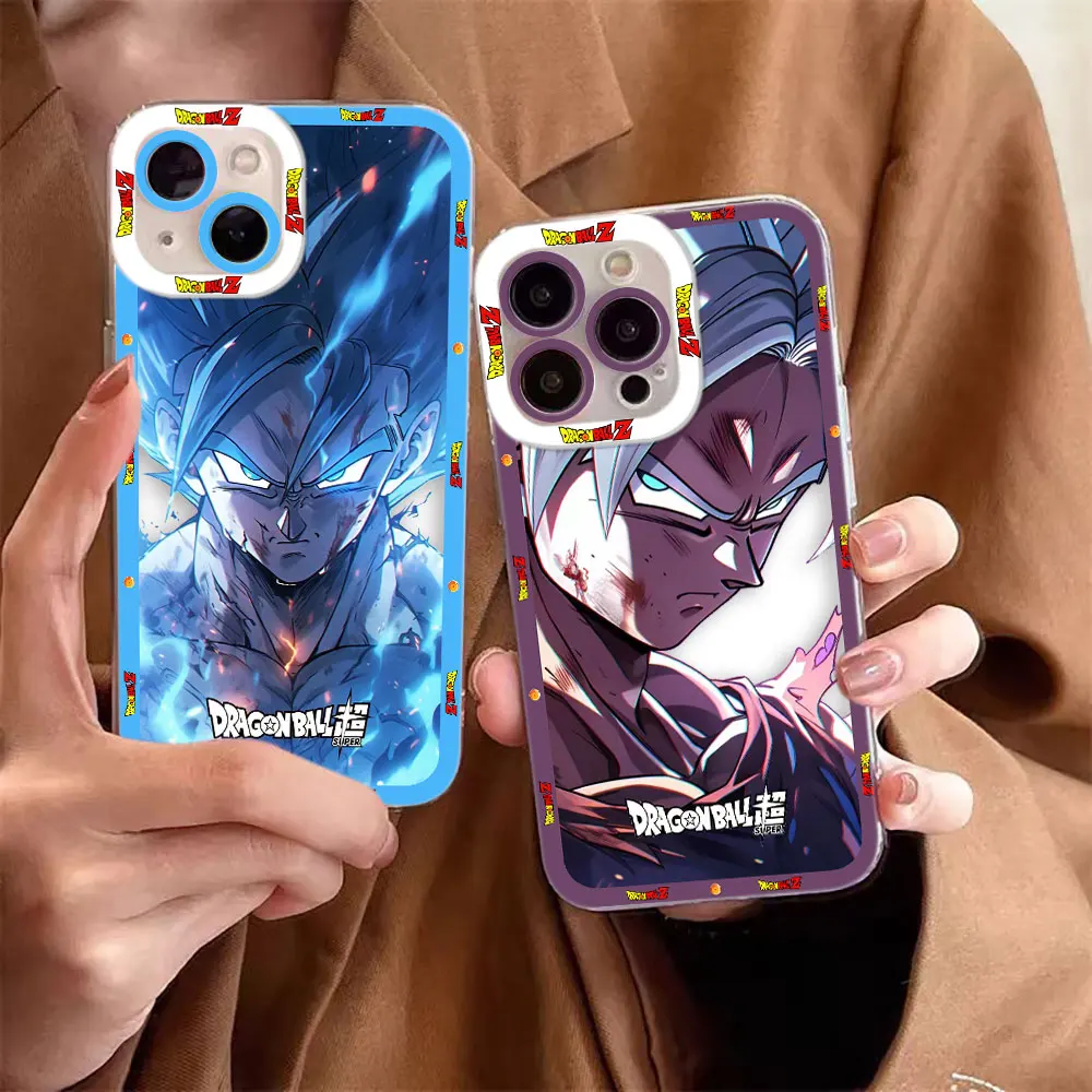 

D-Dragon-Ball Z Goku Vegeta Clear Phone Case For Samsung Galaxy S26 S25 S24 S23 S22 S21 S20 FE PLUS ULTRA EDGE TPU Case Shell