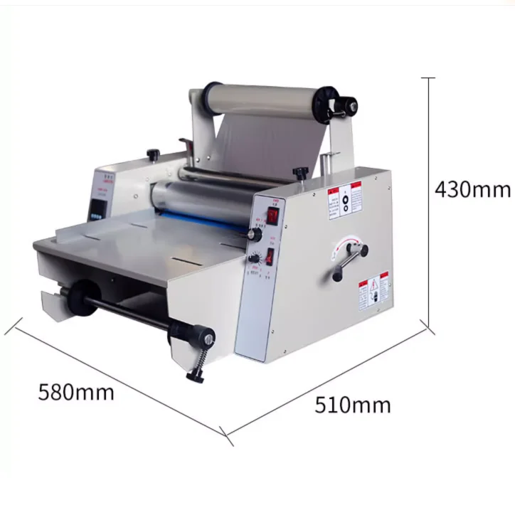 

WD-380 Desktop Electric 375mm/14'' Manual Feeding Paper Hot and Cold Roll Laminator A3 A4 Paper Laminating Machine
