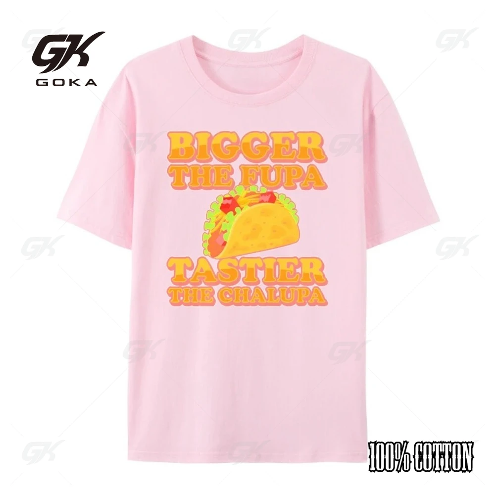 أكبر The Fupa Tastier The Chalupa المتضخم تي شيرت الرجال جديد في بلايز و تي شيرت الطباعة تي شيرتات ورق الرسم البياني