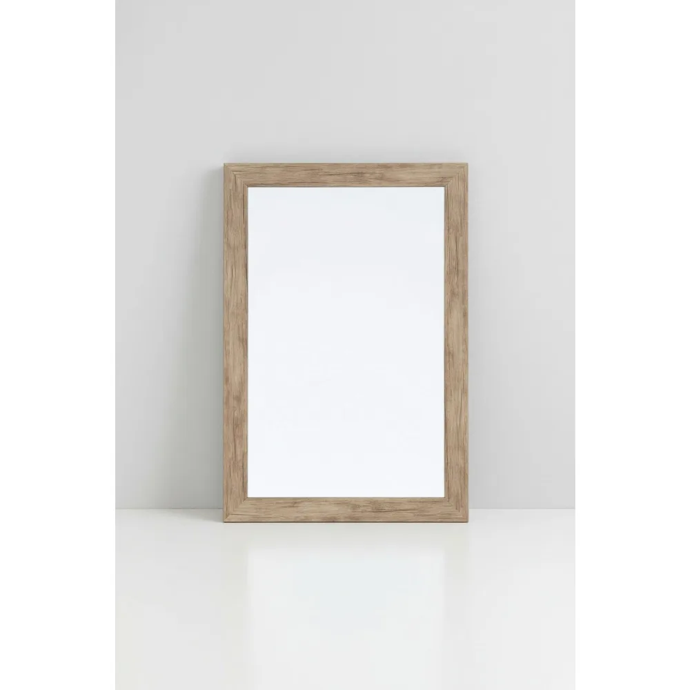 Rustic Brown Magnetic Dry Erase Board 18x27, Wall Mounted Office Home Organization with Marker & Magnets