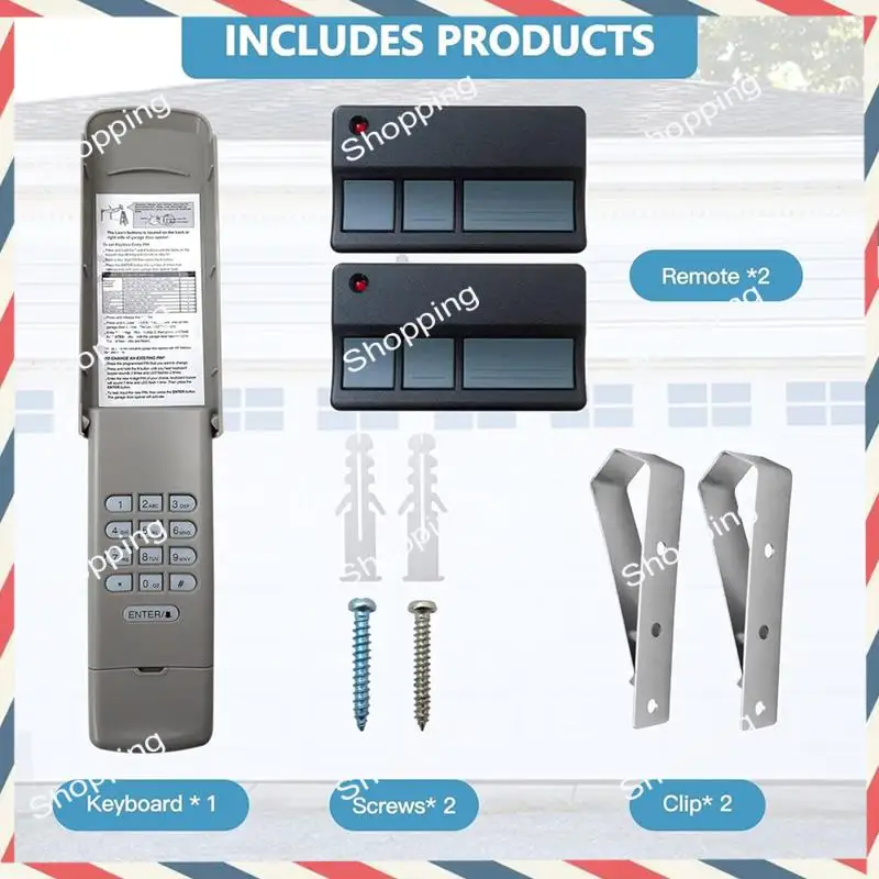 M20K 373LM โรงรถประตูเปิดปุ่มกดรีโมทสําหรับสีเหลืองเรียนรู้ 8010, 8065, 8075, 8155, 8160, 8165, 8355, 8360