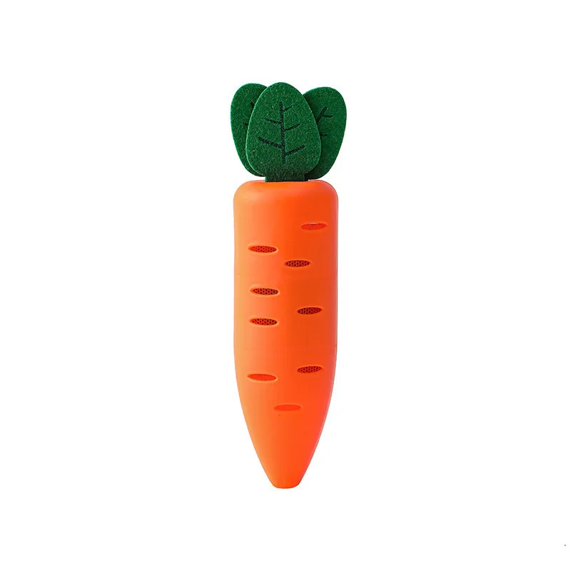 Cute Carrot Shape Refrigerator Odor Box Freezer Deodorant Activated Carbon Bamboo Charcoal Package Deodorant Charcoal Bag