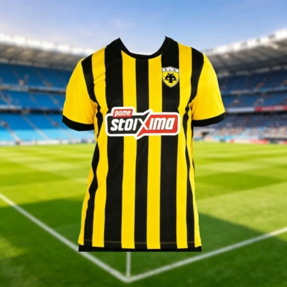 2025 New AEK Athens Jersey T-Shirt Greek Adult Men's Football Sports T-Shirt Children's Jersey Special Match Equipment Jersey