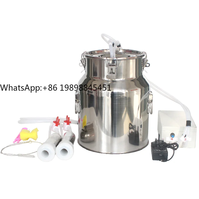 

Automatic Stainless Steel Milking Machine Electric Vacuum Pump for Farm Cow Goat Milking