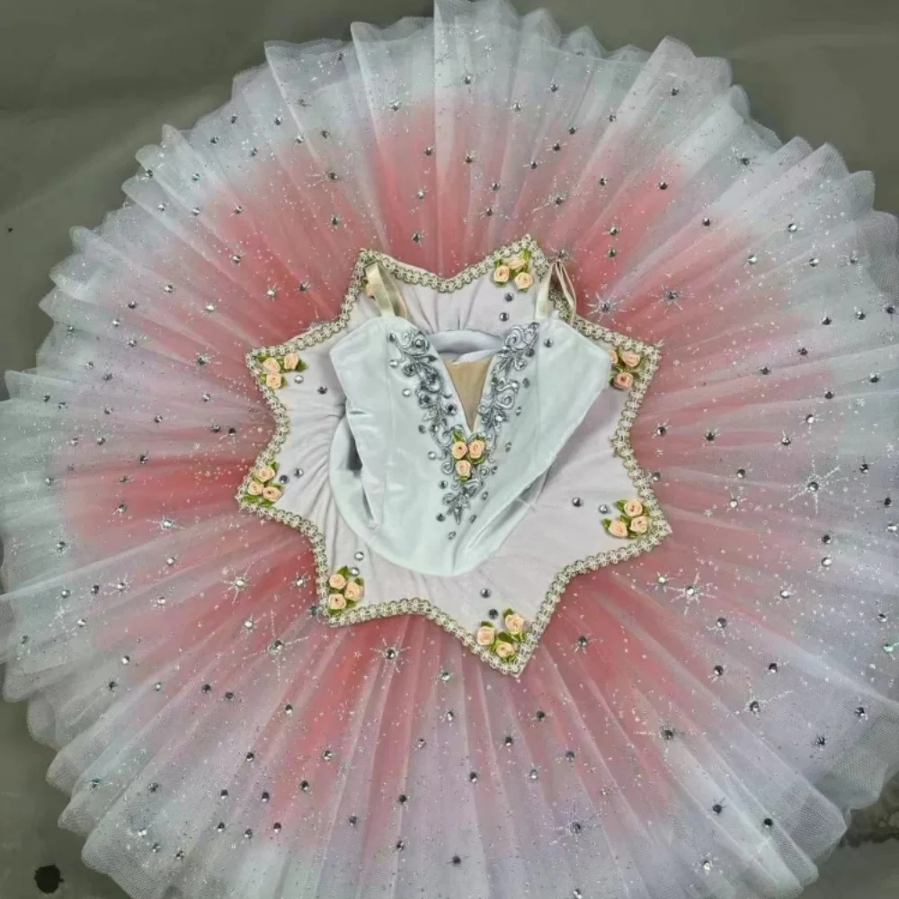 Professional Ballerina Ballet Tutu For Child Kids Girls Adults Women Flower Pancake Tutu Swan Dance Costumes Ballet Dress Girls