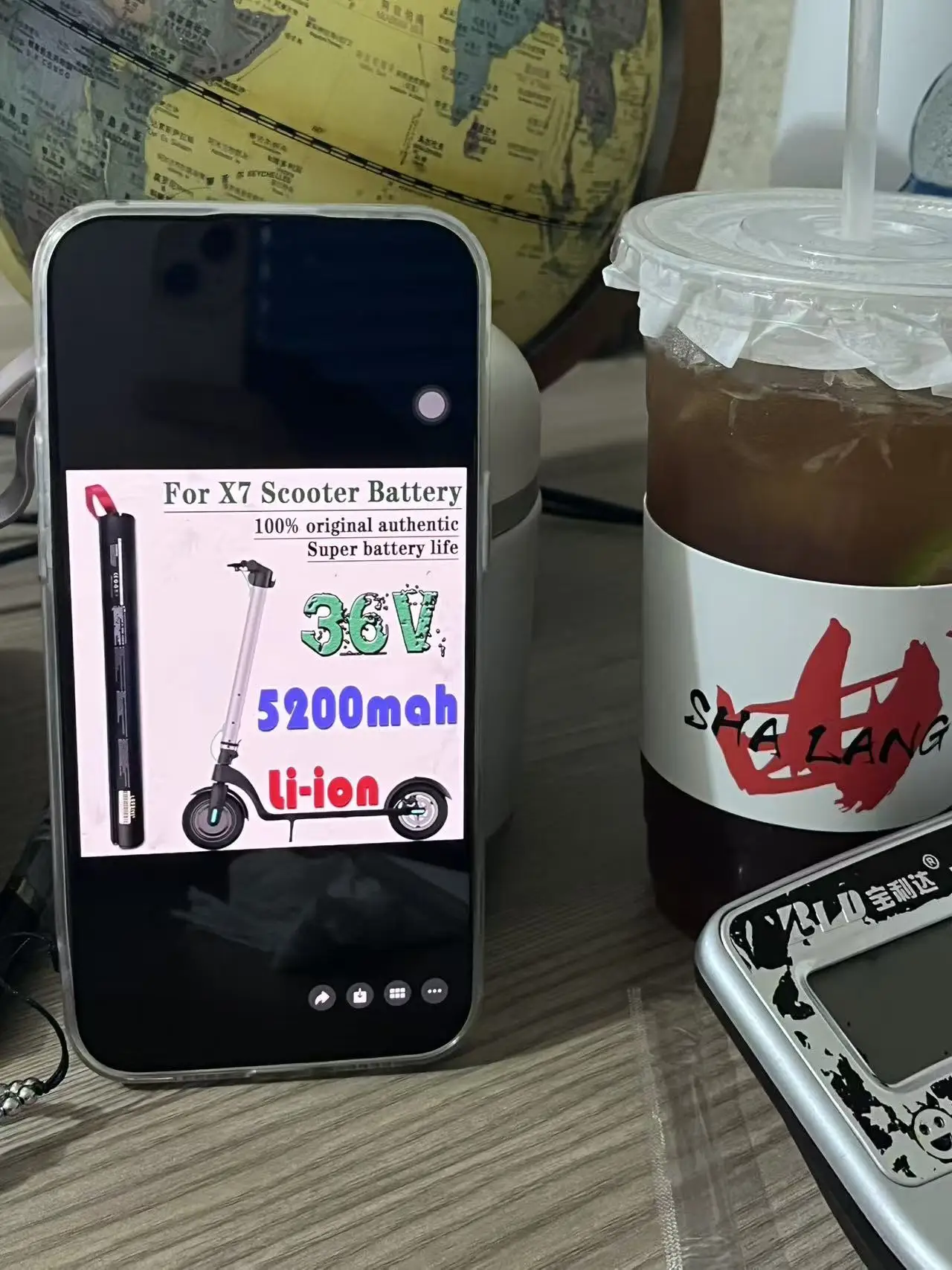 

AimJin HX X7 Electric Scooter 36V5200mAH Original Battery 18650 10S2P