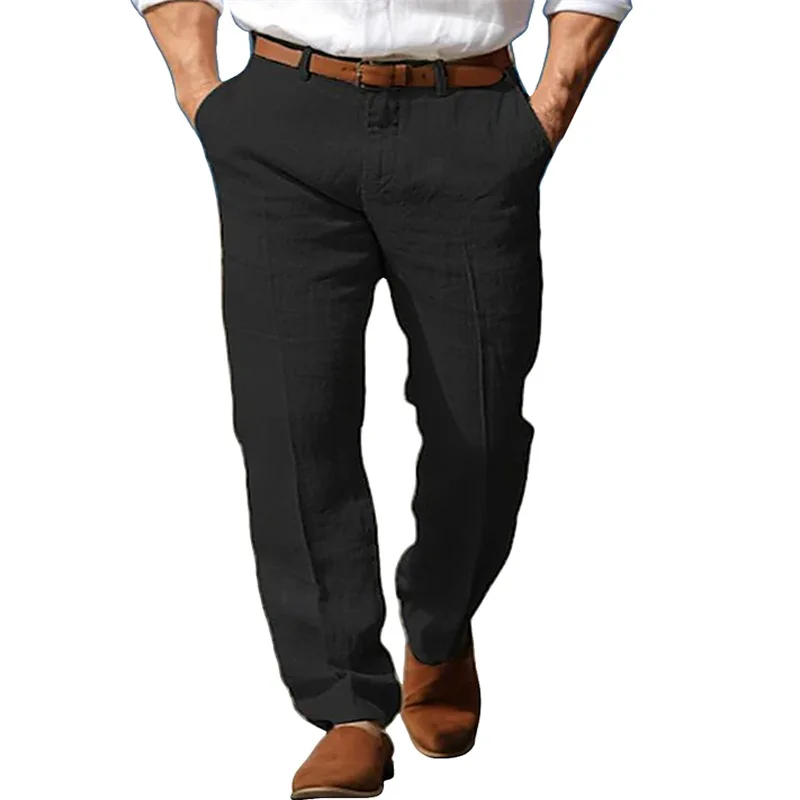 Kurzärmlige Leinenhose im Hawaii-Stil aus Baumwolle und Leinen, schnell trocknend, atmungsaktiv, Urlaub, lässig, Mix-and-Match-Set