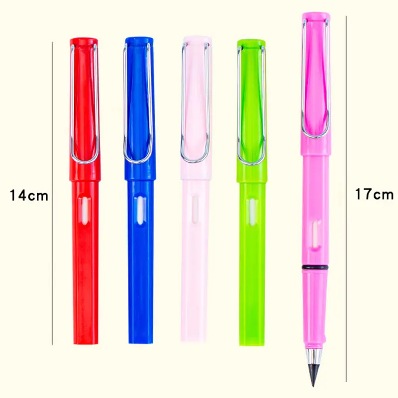 40Pcs Eternal Pencil Unlimited Writing No Ink Pen Pencils For Writing Art Sketch Stationery Kawaii Pen School Supplies