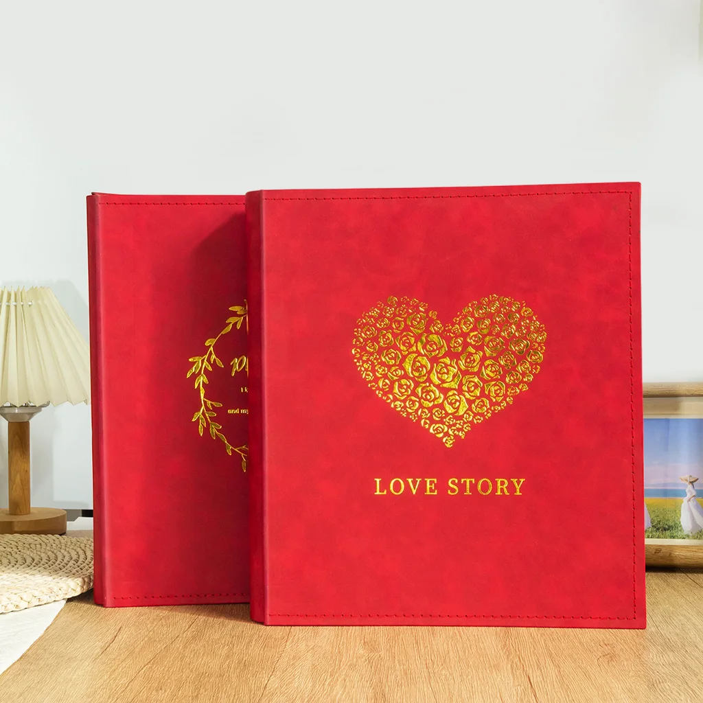 Das supergroße und exquisite Fotoalbum bietet Platz für 400 Fotos. 567-Zoll-Fotos können für die Familiensammlung gemischt werden