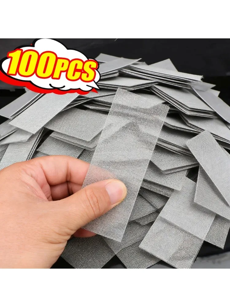 Siatka do naprawy zderzaków ze stali nierdzewnej 15x5 cm, uniwersalna siatka do naprawy pęknięć i dziur w plastiku samochodowym, do naprawy karoserii. — 2
