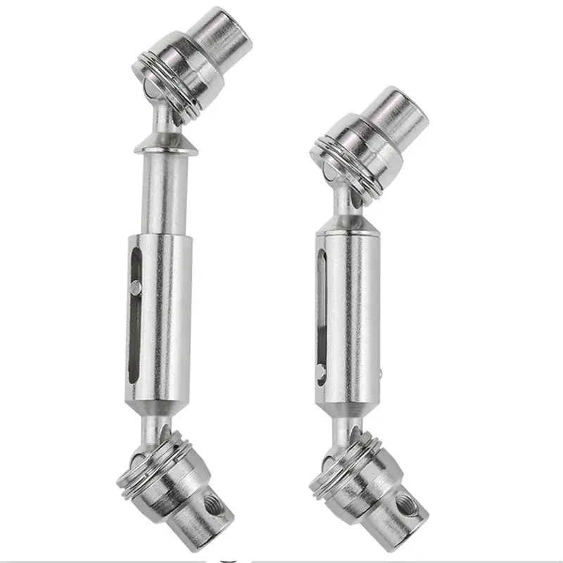 Best-3X Upgrade Metal CVD Drive Shaft For WPL D12 C24 C34 B14 B24 B16 B36 MN D90 MN99S Henglong RC Car Parts,Silver