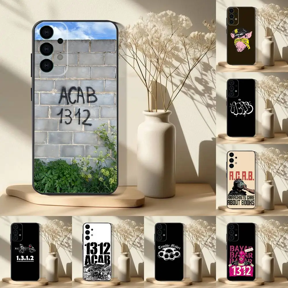 

A-Acab Ultras Phone Case For Samsung S 25,24,23,22,30,21,10,9,Ultra,Plus,Lite,FE,4,5G Black Soft Case