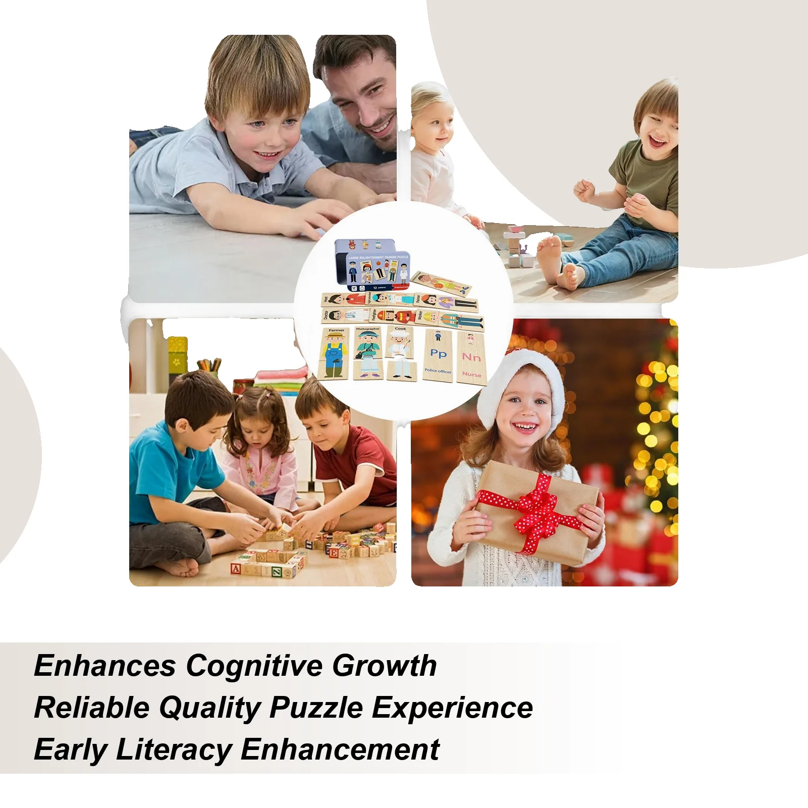 ปริศนาสำหรับผู้ใหญ่ ของเล่นเสริมทักษะ STEM แบบอินเทอร์แอคทีฟ ของเล่นไม้ จิ๊กซอว์สำหรับเยาวชน วัยรุ่น ใช้ในบ้าน ท่องเที่ยว โรงเรียน