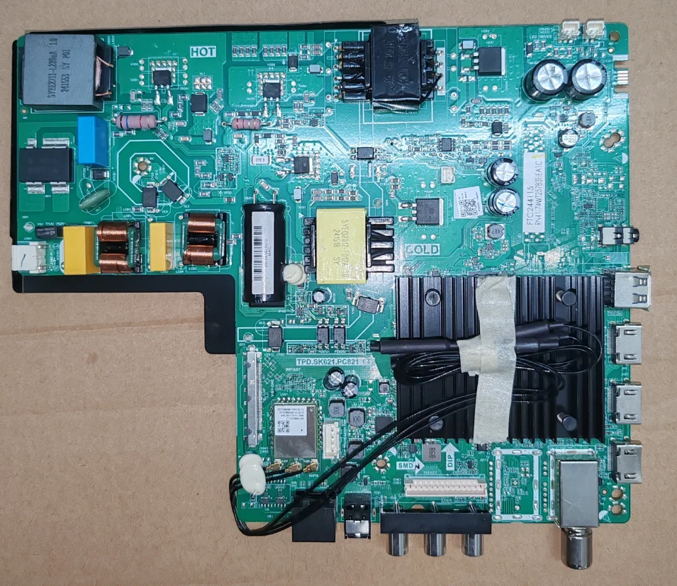 

TPD.SK621.PC821(T) 4K WiFi-материнская плата для Android TV, 1 ГБ + 8 ГБ, 100-135 В, физические фотографии, протестировано и отправлено.