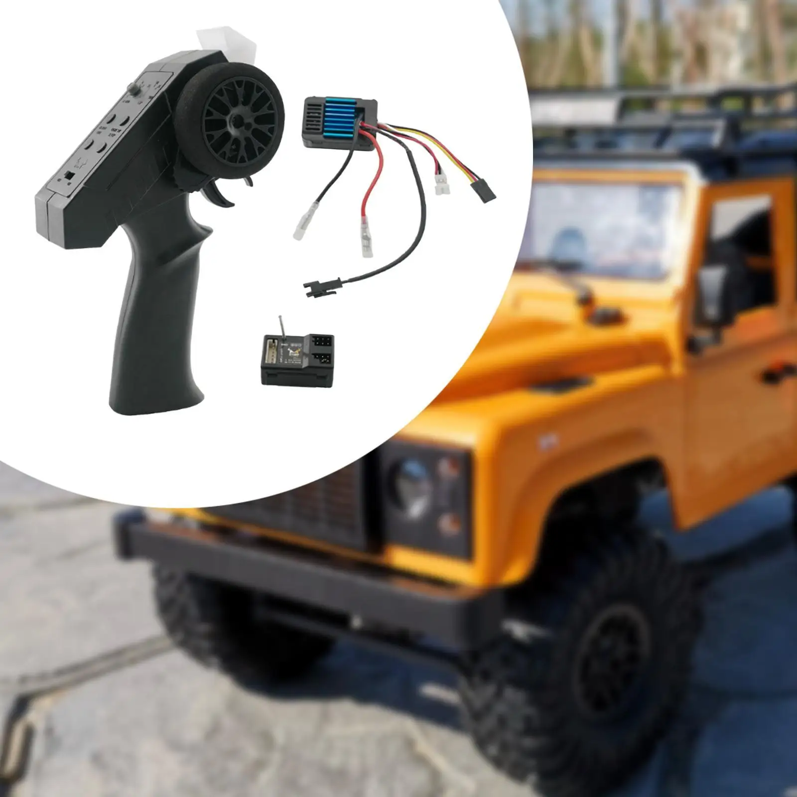 RC Auto Fernbedienung + 50A ESC + Empfänger RC Auto Controller Ersatzteile Modifikation