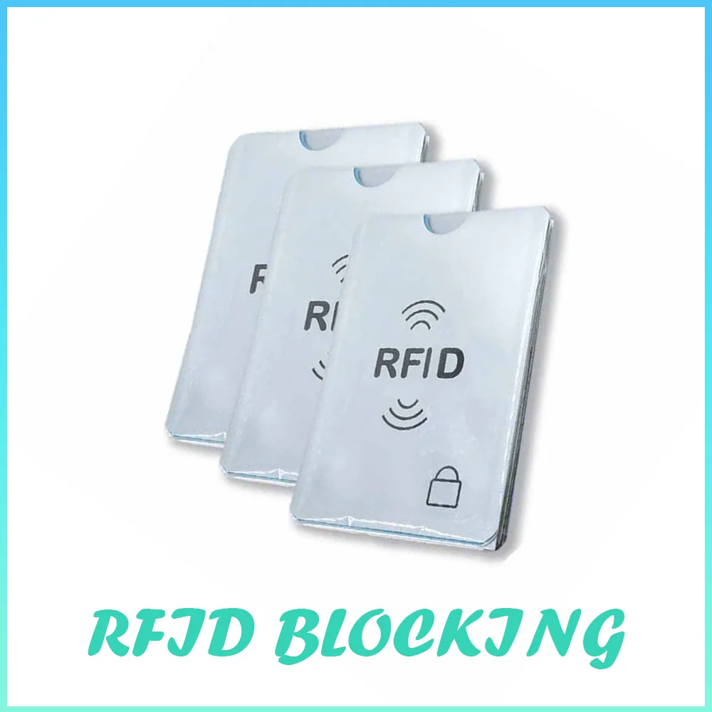 5/10PCS Anti-theft Anti-magnetic Card Holder Protects Bank Card Holder Nfc Foil Shielding Card Holder RFID
