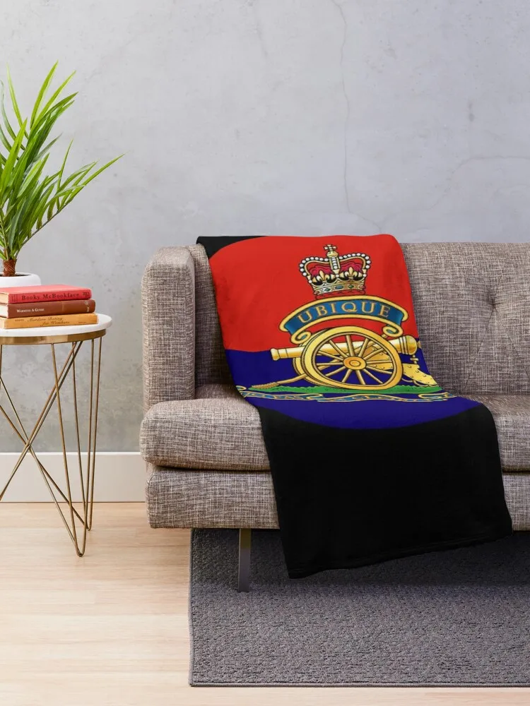 Royal Artillery Cap Badge (circular) Throw Blanket For Baby Kid'S Warm Furrys Blankets