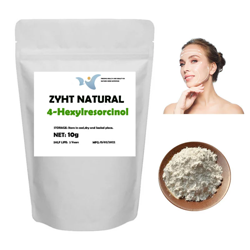 4-Hexylresorcinol Anti aging, regulating melanin synthesis, antioxidant, improving skin tone, reducing wrinkles, discounted