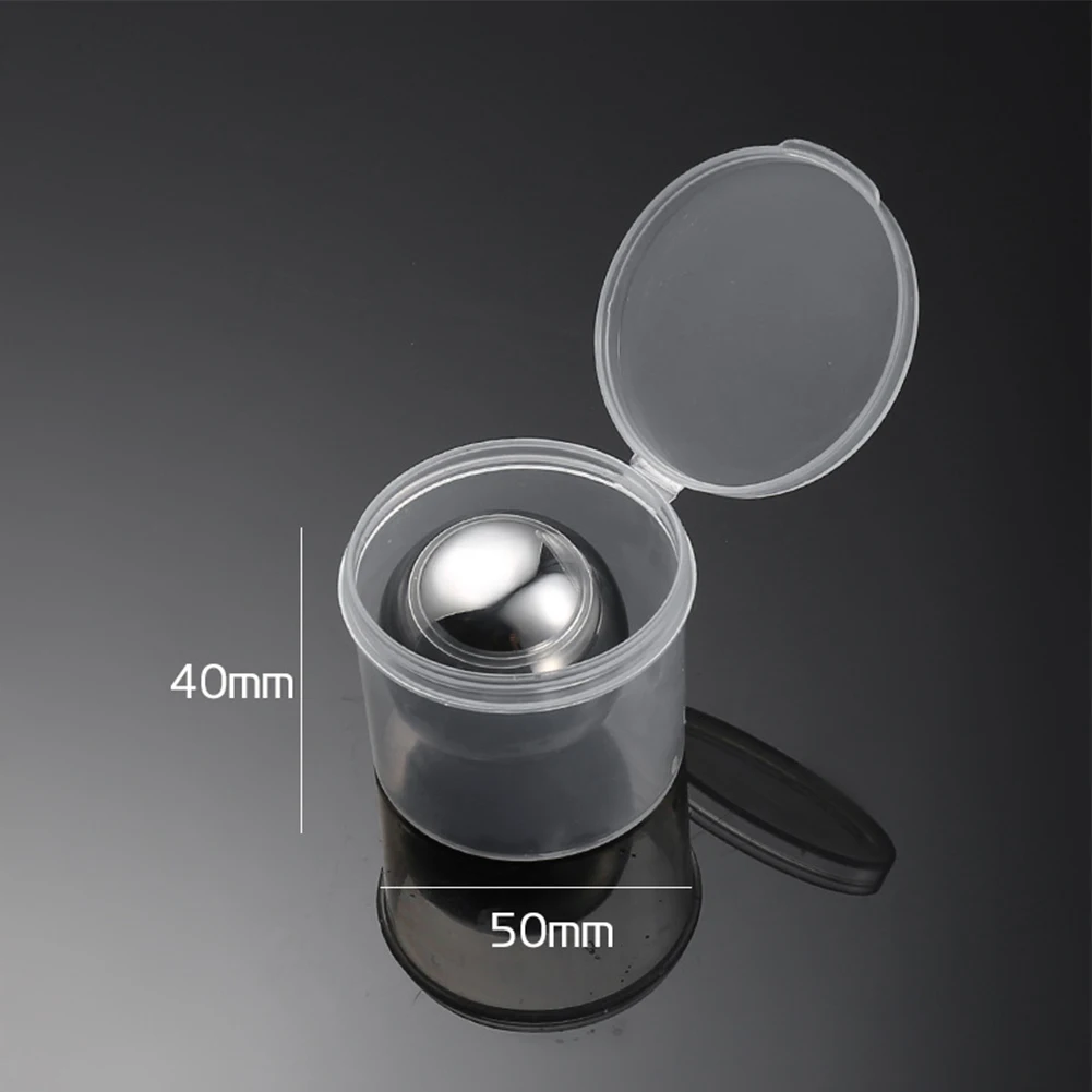 38MM Reusable Stainless Steel Ice Cubes Cooling Metal Ice Balls Set Whiskey Wine Beer Cooler Stones Party Bar Tool Accessories