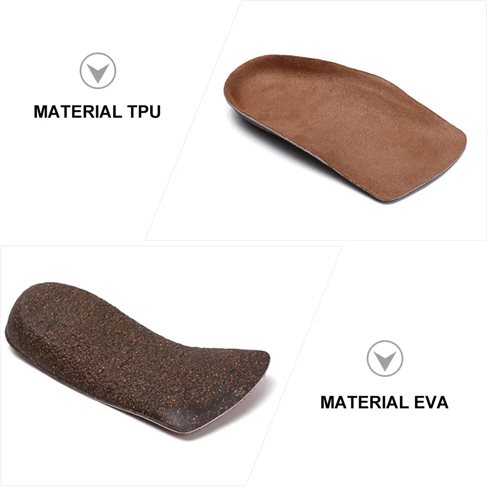 Cork Insole Plantar Fasciitis Night Splint Athletic Insoles for Men Shoe Pads High Heels and Women