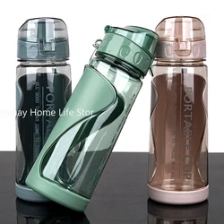 500ml Plastic Water Bottles Bottle BPA Free Outdoor Sports Water Cup Water Mug Student Portable Mug with Handle Drinking Tool