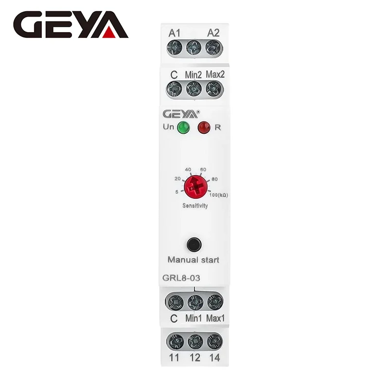 YAO GEYA  Level control relay Instruction Manual  Applications -Designed  for monitoring level in wellss basins, reservoirs,