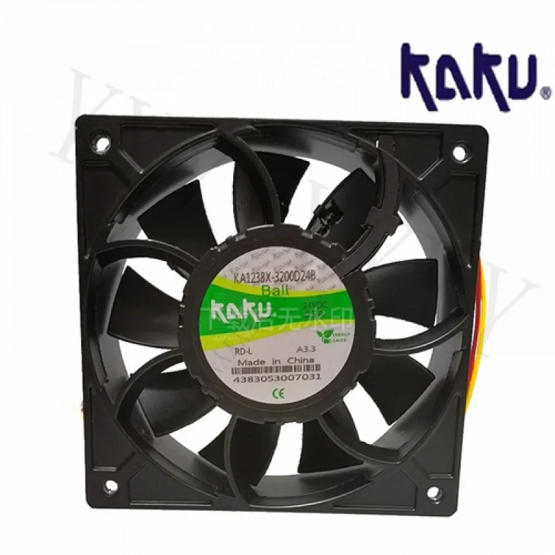 

Y+ ДЛЯ KAKU KA1238X-3200D24B DC24V 0,5A 3-проводной охлаждающий вентилятор