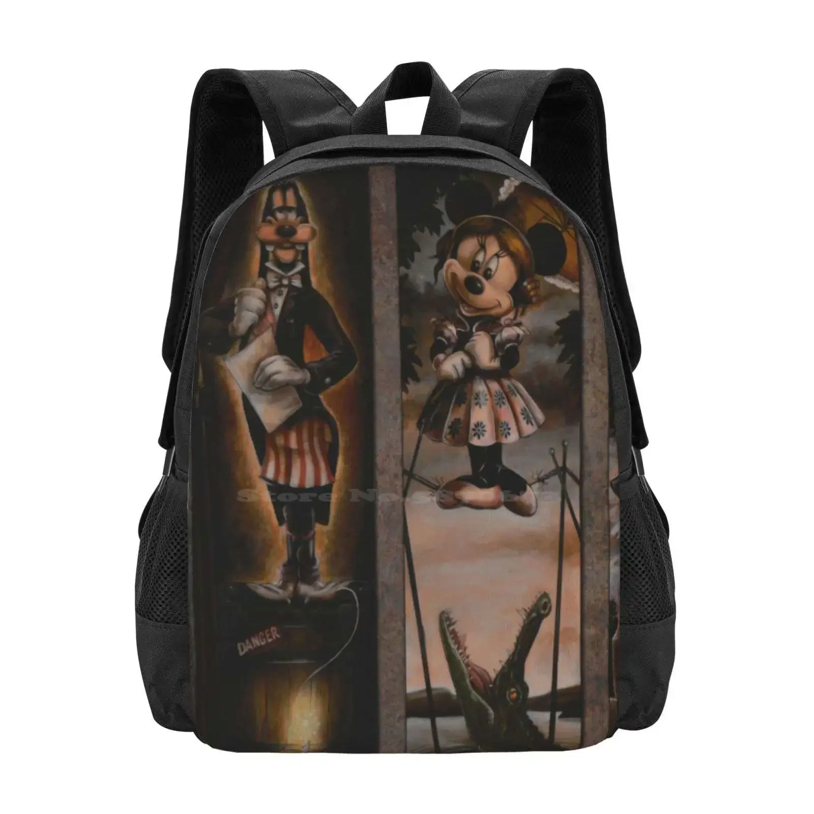 

Stretching Portraits School Bags For Teenage Girls Laptop Travel Bags Walt Classic Animation Classic Animation Classic Pixar