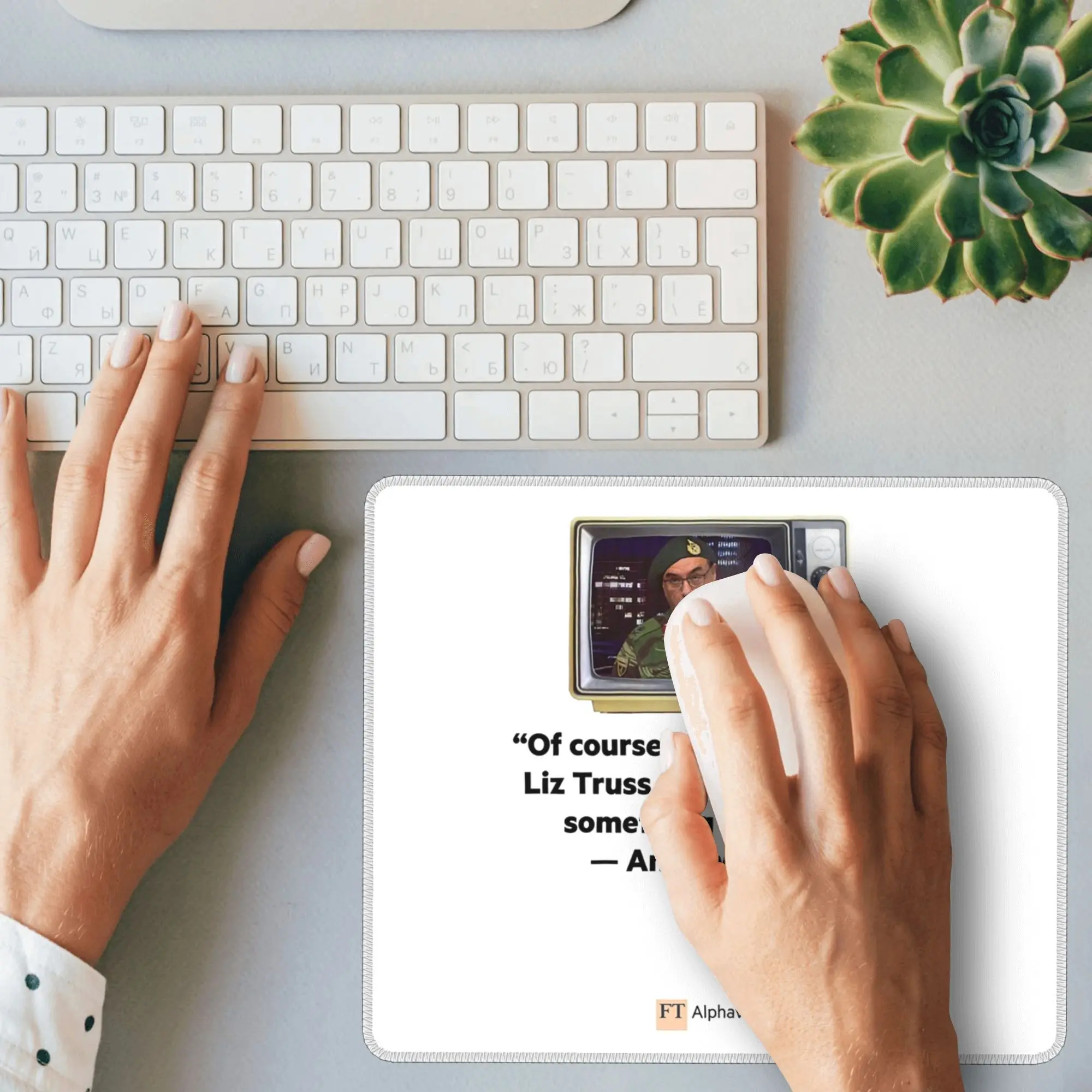 Andrew Bailey Coup Mouse Pad Computer Keyboard Mouse Mat Gamer PC Laptop Desk Mat Office Accessories Table Mats