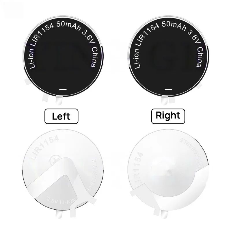 50mAh for Apple LIR1154 A3HOC Third-generation Headphone Battery AirPods Pro Lithium Rechargeable Battery