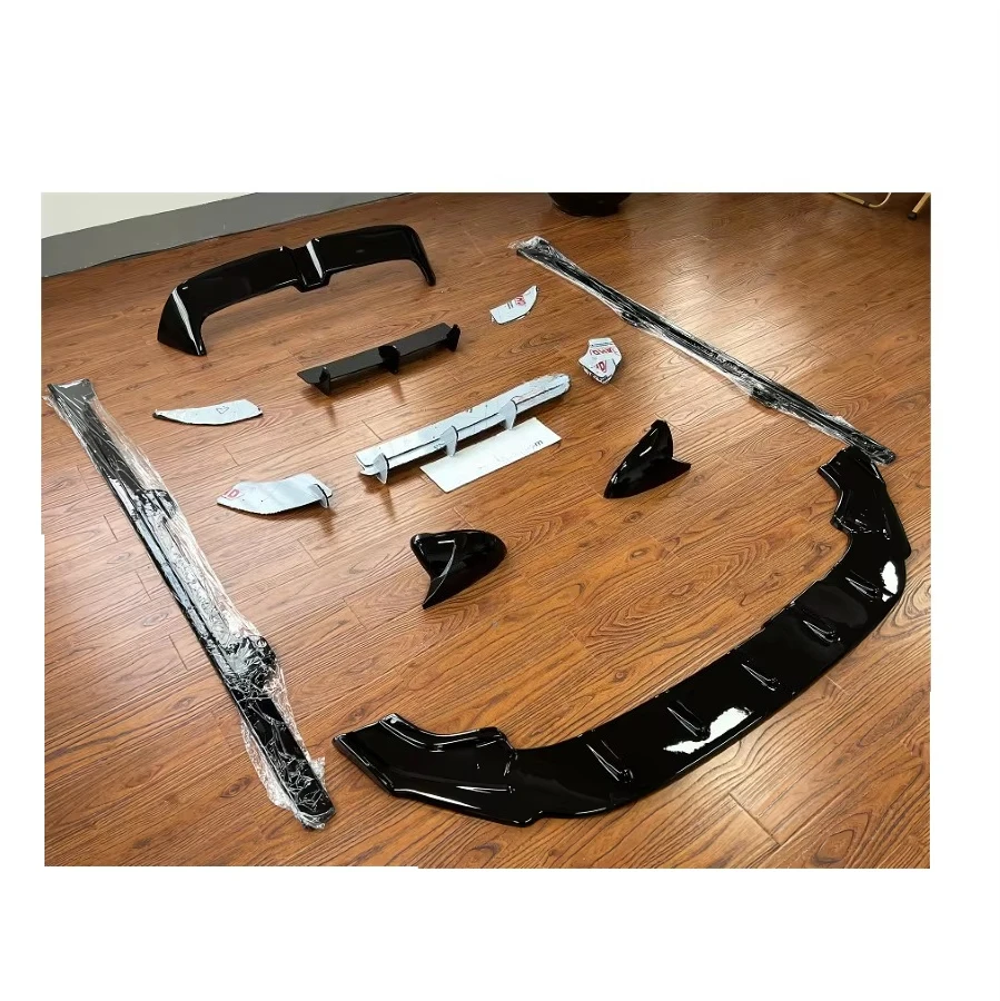 

Style Front Bumper Splitter Lip V2 Rear Diffuser Spoiler fo VW Golf MK7 MK7.5 GTI R R-line 2014-2019customcustom