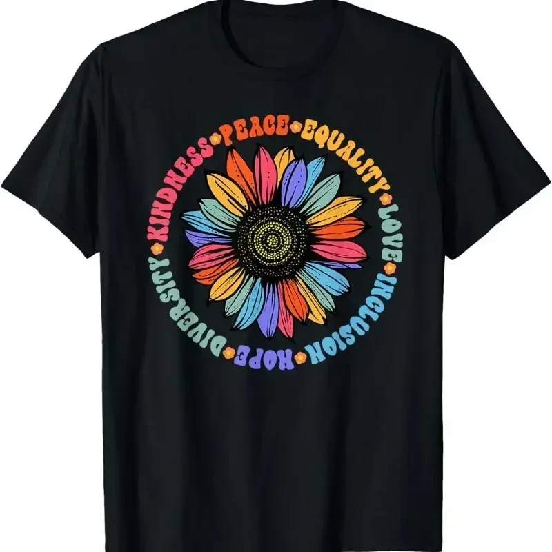 Kindness Peace Equality Love Hope Diversity Human Rights T Shirt