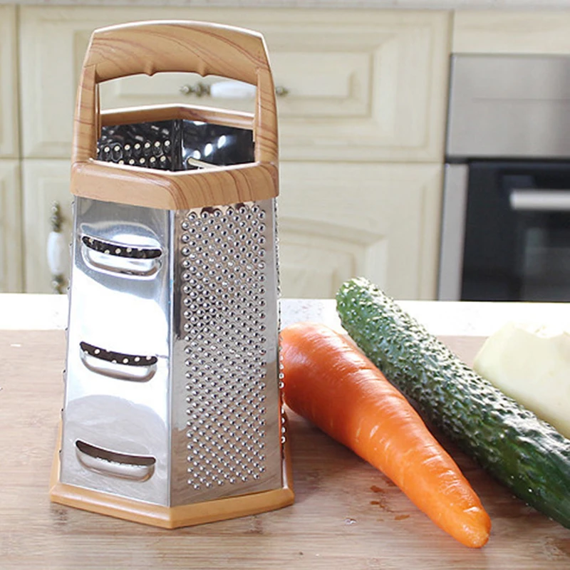 

1pcs Grater Stainless Steel Planer Multifunctional Peel Cutter Fruit Ginger Garlic Potatoes Grater Cooking Kitchen Gadget