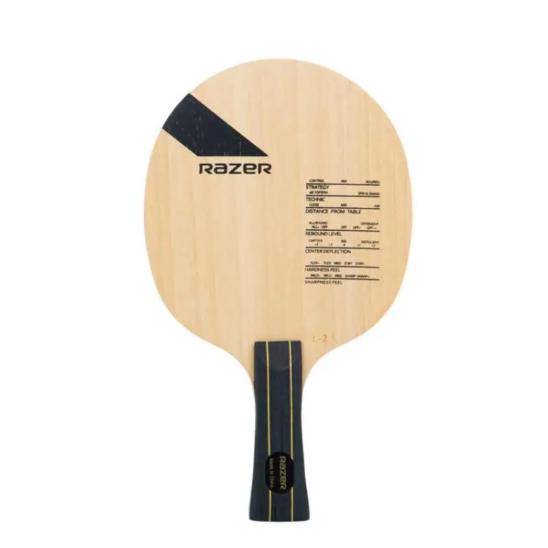 Razer-piezas de carbono para tenis de mesa, placa inferior de entrenamiento para competición, paleta de pala, Base de raqueta de Ping Pong, 1 ud.