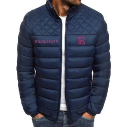 The 2024 new RODAKER men's standing neck zipper is made of light cotton and features a fashionable and casual European and Ameri