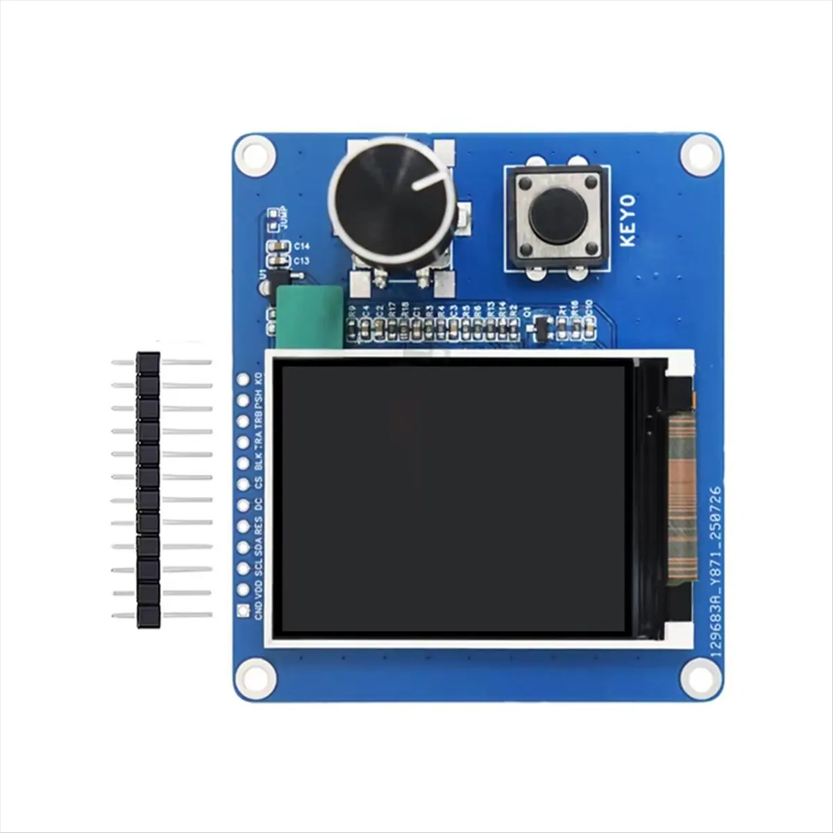 DT75BG 2.0 Inch TFT LCD Display with Rotary Encoder EC11, IIC SPI Interface for DIY Projects