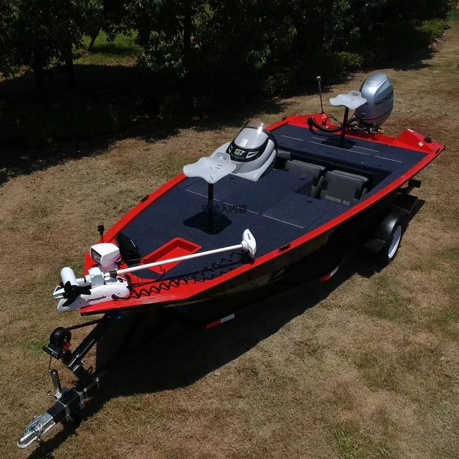Kinocean High Speed Aluminum Fishing Bass Boat with Full Welded